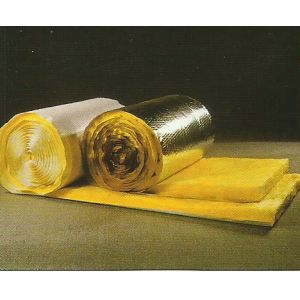 China Aluminum Foil Glass Wool Blanket Fire Insulation For Metal Building on sale
