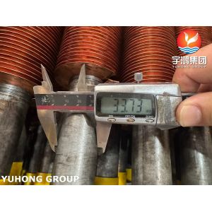 ASTM A106 GR.B With Cu-T2 Fin Embedded G Type Fin Tube, Offshore & Platform