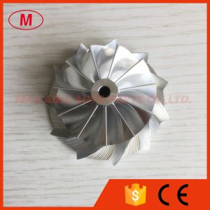 K04 reverse 41.94/56.08mm 5306-123-2203 1302-003-411 11+0 blades performance turbo milling/billet compressor wheel