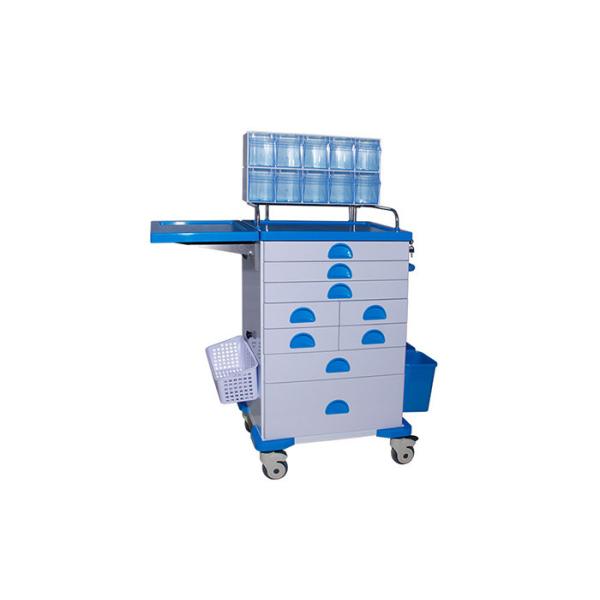Quality Durable Steel Structure Medical Cart Multi - Bin Containers For Anesthesia wholesale