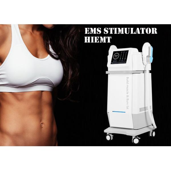 Quality 4handles Hi Emt Ems Body Slimming Beauty Machine With Rf wholesale