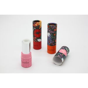 12.7mm Paper Tube Lipstick Makeup Empty Lipstick Containers Customized