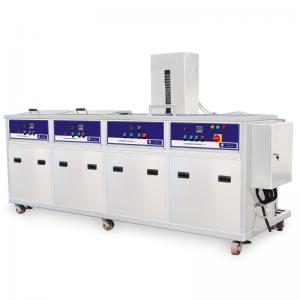 Cheap ISO Ultrasonic Cleaning Machine , 4 tanks Ultrasonic Cleaning Services for car truck parts for sale