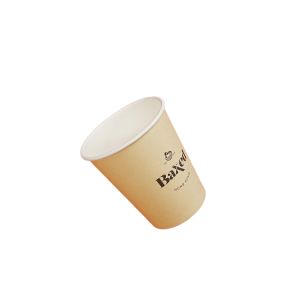 Biodegradable single-walled coffee beverage paper cup wholesale customized