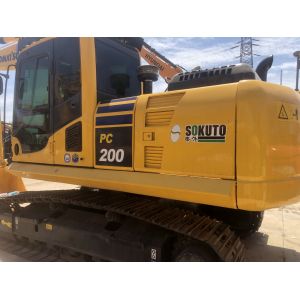 Original Komatsu PC200 Excavator 20TON Used Excavator with 1.2M³ Bucket Capacity
