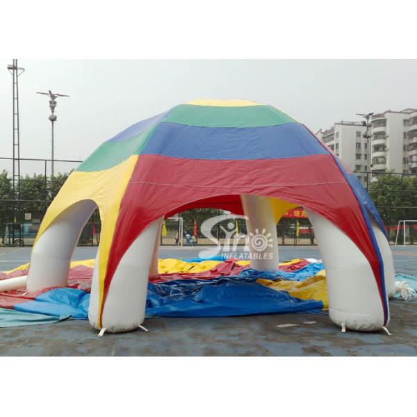 6 mts outdoor colorful advertising inflatable tent made of pvc tarpaulin for