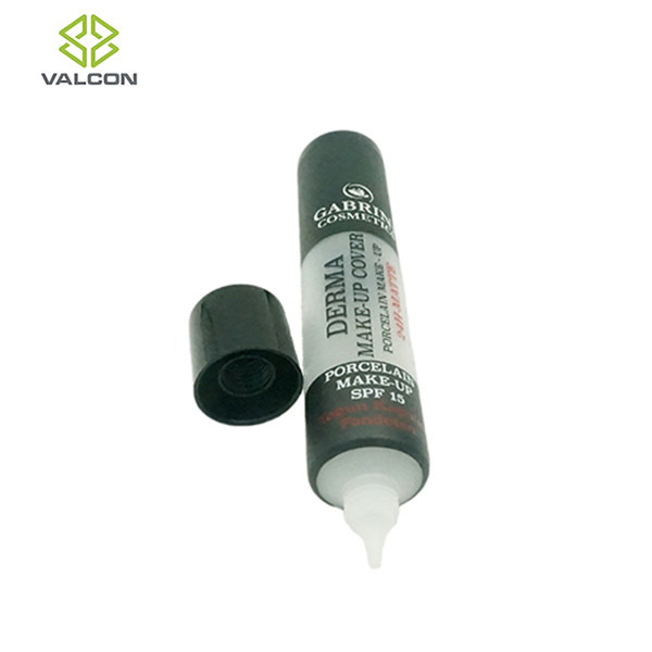 Needle Nose Empty Cosmetic Tubes , Makeup Plastic Tube Packaging Screw Cap