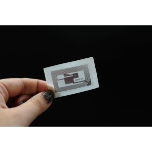 Customized Asset Tracking Tags , MF 1k RFID Chips Rfid Paper Tags 0.3mm