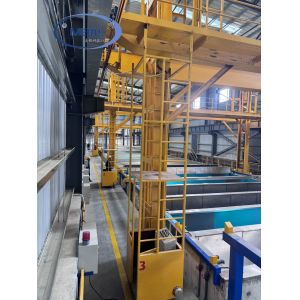 2000T/M Green and Efficient Aluminum Anodizing Line for 6063 6061 7075 Alloys