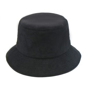 Corduroy Unisex in Gender Angler Bucket Hat for Season With Custom Embroidery