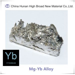 Cheap Mg - Yb5 - 30% Magnesium Ytterbium Alloy For Semi Casting / Hot Rolling Process for sale