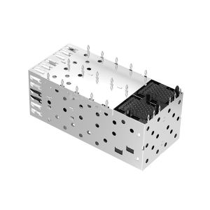 LP22AC01101 SFP 2x2 Cage Connector Press-Fit With Inner/Outer Light Pipe