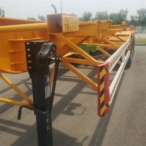 New Design 3 Axle Skeleton Container Chassis Semi Trailer 40ft Skeleton Semi