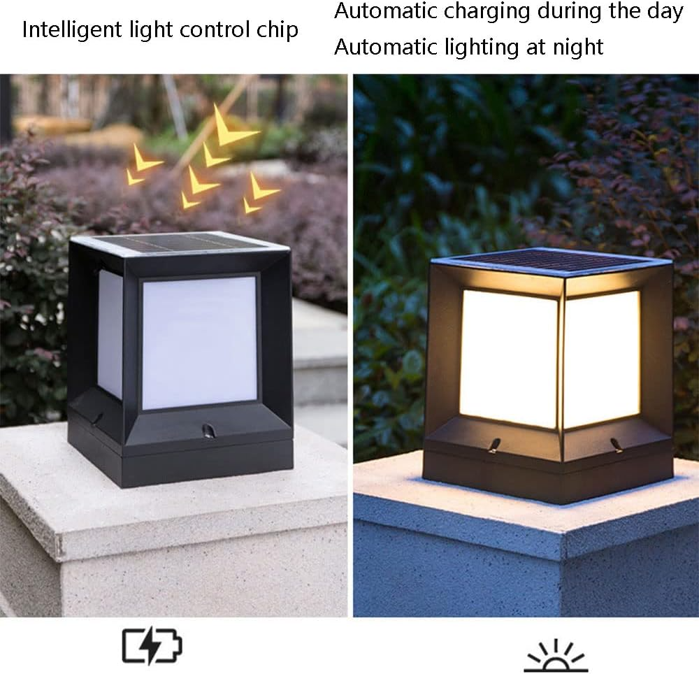 Four-Color Dimming · Solar Charging, Outdoor Courtyard Light · Garden Lawn Landscape Lighting