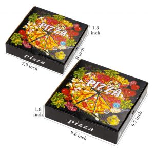 China Custom Logo Printed Paper Pizza Box Food Grade Preferred Material on sale