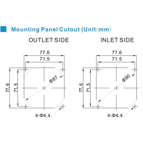 7 / 9 blade DC Axial Fans