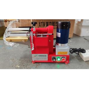 Leather Paper Gluing Machine Roller Yellow Strong Cold Glue Machine