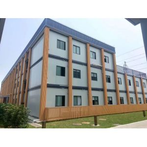 BOX SPACE Prefabricated Fully Equipped Stackable Glass Wall Portable Homes