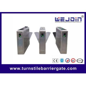 Stainless Steel Flap barrier Gate with Anti-tailing Function For Metro Stations