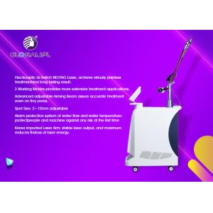 1064 Nm / 532nm Nd Yag Laser Tattoo Removal Machine 800mj Single Pulse Energy