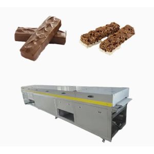 Automatic Stainless Steel Cereal Bar Making Machine Rectangle Snacks Shape