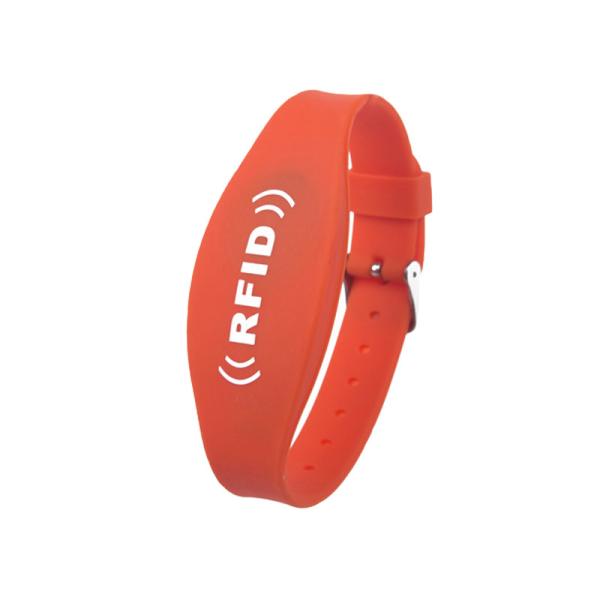 Quality LOGO Printed RFID Chip Wristband For Events Management Watch Strap Adjustable wholesale