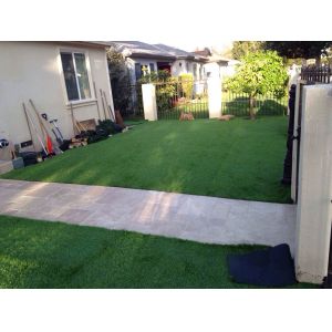Artificial Garden Synthetic Grass For Landscaping Good Resilience