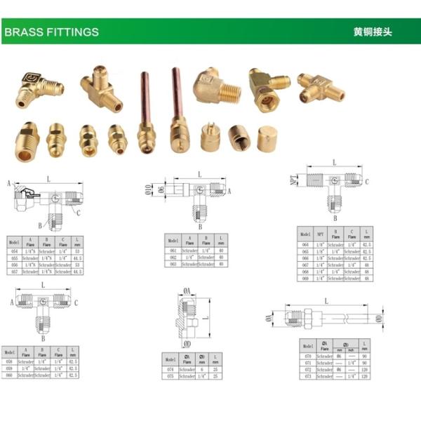 Manual Brass Needle Valve Precision Brass Fittings For Refrigeration System Control