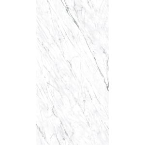 China Foshan Supplier Living Room Porcelain Floor Tile Full Body Carrara White Marble Tiles Jazz White Ceramic Tiles 120*240cm on sale