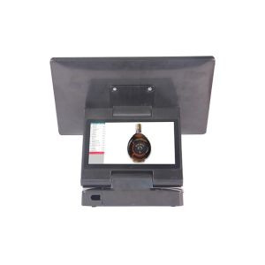 15.6 Inch POS Machine With External Thermal Printer And Dual Screens For Coffee