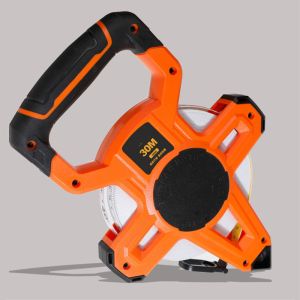 High Strength ABS Housing 50M Engineering Tape Measure With Mechanical Handle