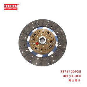 Cheap 5-87610092-0 Clutch Disc for ISUZU 700P 4HK1 5876100920 for sale