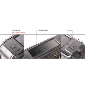 Bluetooth Rechargeable FM Radio 400g Customized LOGO Promotion With Alarm Clock