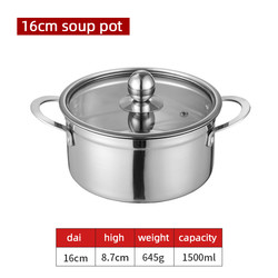 Factory Direct Sale Cookware Soup Pot Stainless Steel Cooking Pot With Stainless