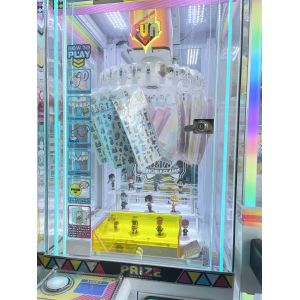 Coin Operated Prize Grabber Game Machine with LED Lights 60kgs 220V 100W Arcade