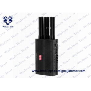 3G 4G Mobile Handheld Signal Jammer 250x75x34mm Dimension Easy Operation