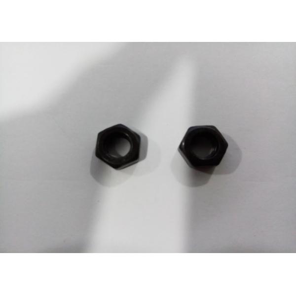 Black Zinc Stud Nut Bolt , M8 Hex Nut ISO Standard For Furniture Machine
