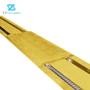 TUV Corrugated Cardboard Machine , 1000 KG Unloading Roller Conveyor