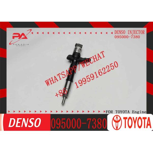 Quality New Diesel Common Rail Fuel Injector 095000-7380 23670-30240 For Toyota Hilux 2KD-FTV wholesale