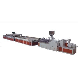 Construction Plastic Board Extrusion Line PVC / WPC Foam Board Making Machine