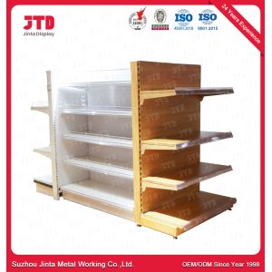0.45m Gondola Grocery Store Shelving 0.9m Three Sided Shelf