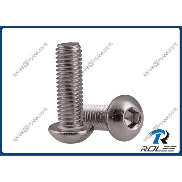 Quality A2/A4/18-8/316 Stainless Steel Socket Button Head Cap Screws wholesale