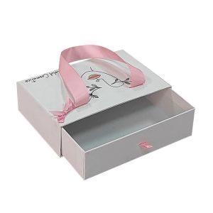 Fur Silk Scarf Underwear Socks Panties Packaging Slide Drawer Package with