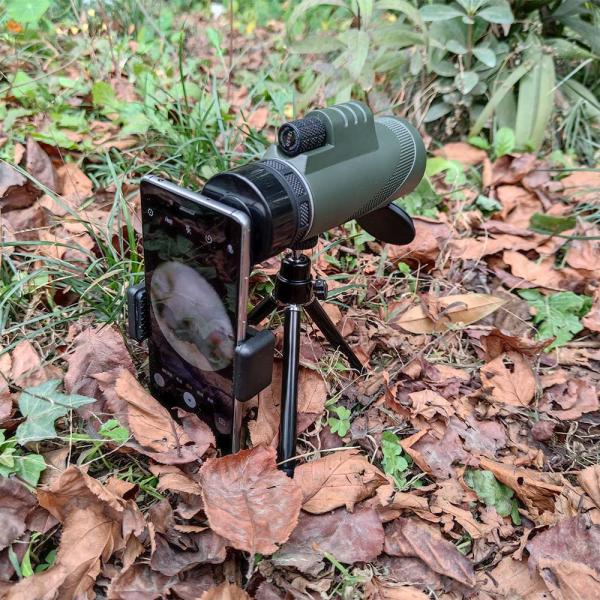 Monocular Phone Telescope 12x50 Roof High Quality Bak4 Natural Sight