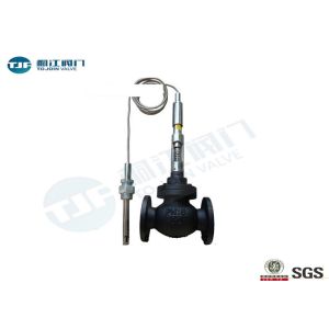PN 40 Bar Steam Control Valve , Self - Actuated Temperature Control Valve