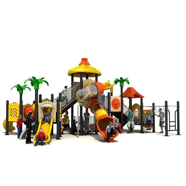 Quality Classic  Large Outdoor Playground Playing Area For Kids Slides Customized wholesale