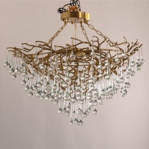 20W Hanging Entryway Chandelier Lights For Bedroom 50000H Lifespan