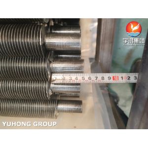 Carbon Steel ASTM A179 G Type Embedded Fin Tube For Air Cooler