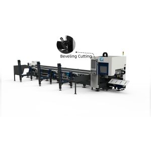 Cheap QH-GZ Zero-tailing Laser Tube Cutting Machine Beveling Cutting for sale