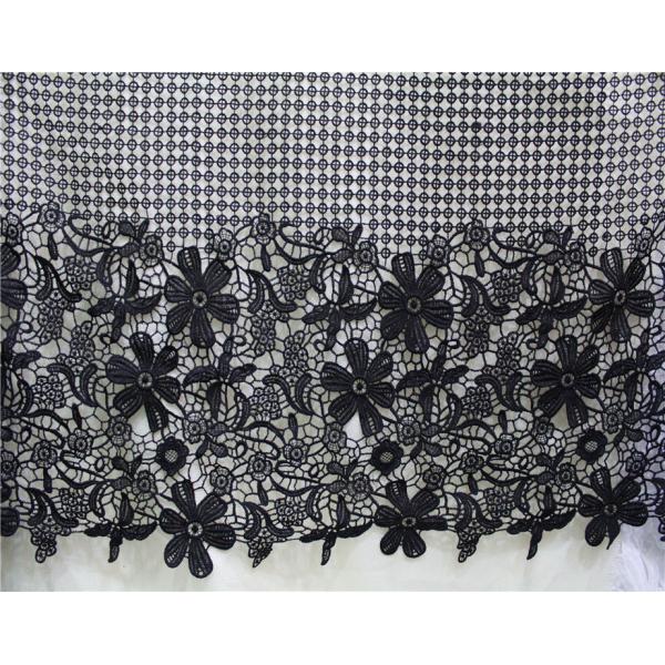 Garment Accessories Chemical Lace Fabric Water Soluble Embroidery lace fabric in Different Color